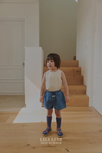 簡約紋理背心上衣(3color/kids)10