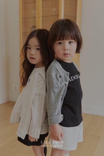 紋理排釦開襟(2color/kids)7