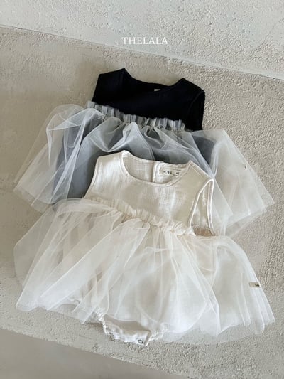 拼接紗裙背心包屁裙/洋裝6