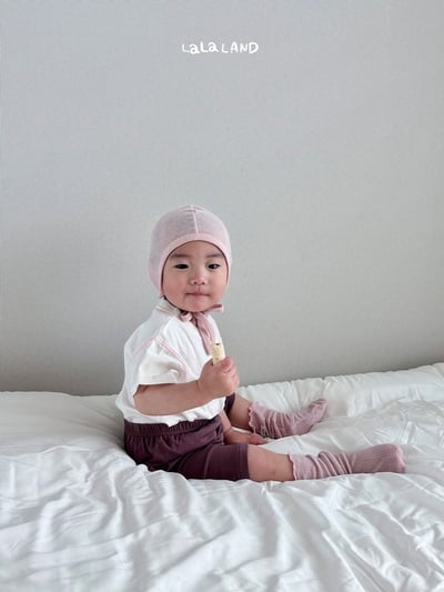 布標口袋6分鬆緊褲(2color/baby)4