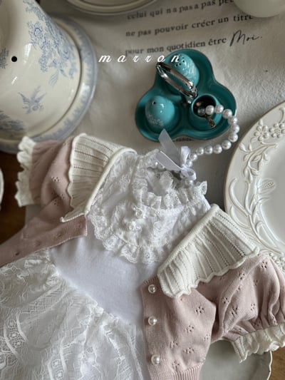 玫瑰蕾絲包屁澎裙*現貨7