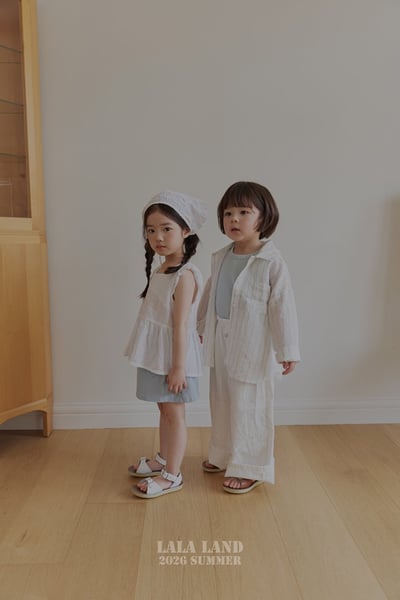 壓紋飛袖裙襬上衣(2color/kids)4