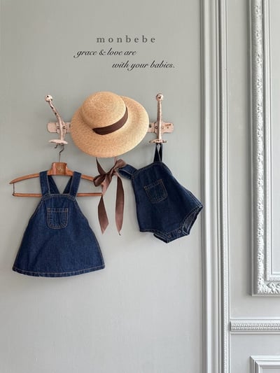 單寧吊帶褲/吊帶裙6