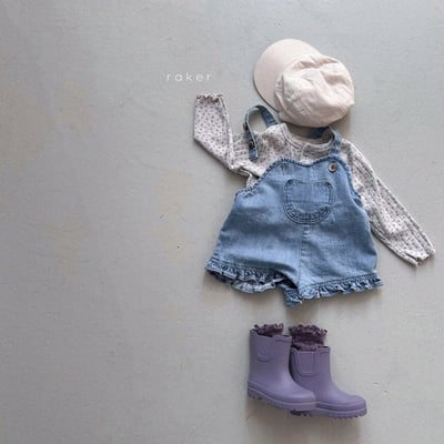 小刺繡捲邊罩衫外套4