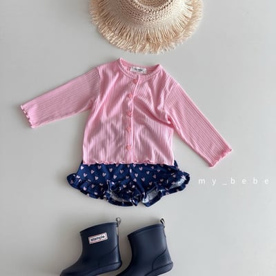 糖果鈕扣壓紋捲邊防曬罩衫8