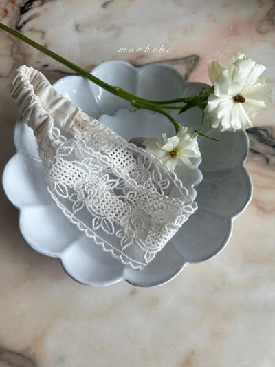 蕾絲花花髮帶10