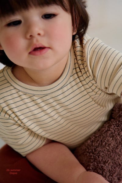 條紋上衣+縮口長褲套裝(3color)8