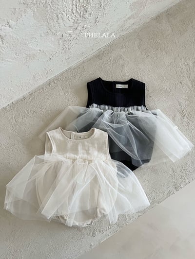 拼接紗裙背心包屁裙/洋裝5