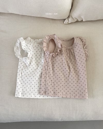 捲邊鬱金香+褲套裝(baby/kids)1