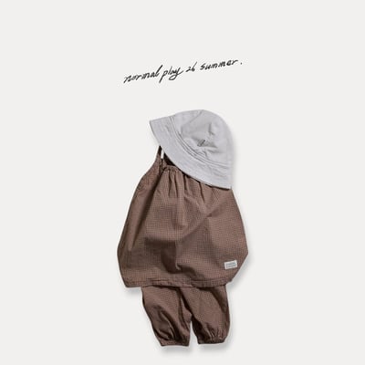 千鳥格紋縮口褲(3color)8