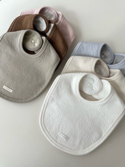 小刺繡圍兜/寶寶鞋(6color)3