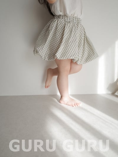 格紋雲朵裙(2color)14