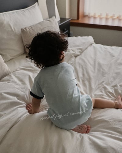 撞色滾邊包屁衣(2color)8