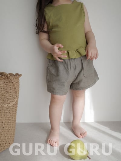 大口袋鬆緊褲(2color)6