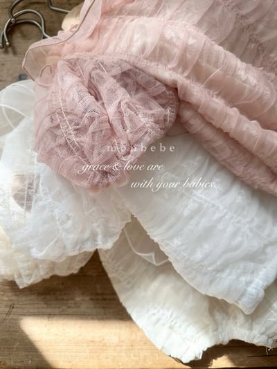 浪漫ribbon層次荷葉領包屁衣9