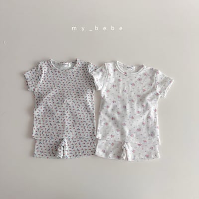 花花壓紋居家套裝(2color)5