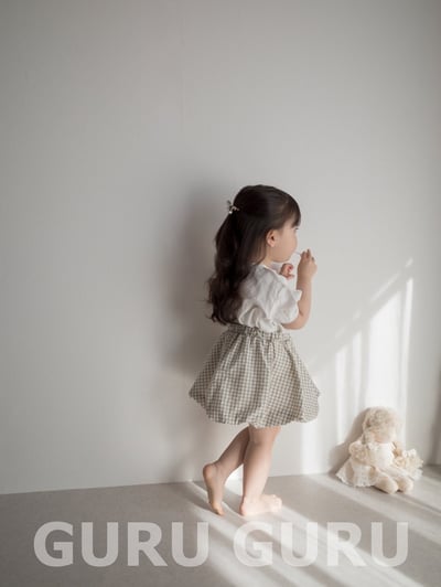 格紋雲朵裙(2color)18