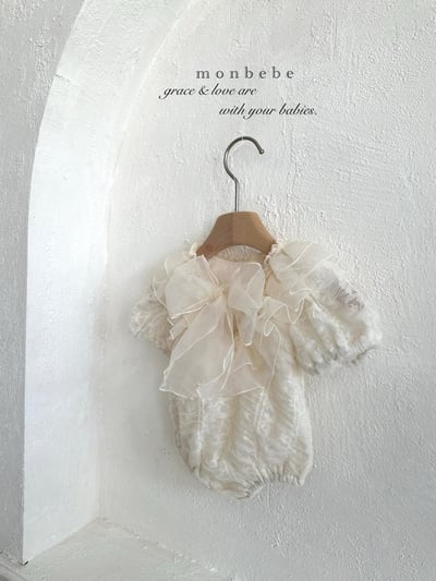 浪漫ribbon層次荷葉領包屁衣13