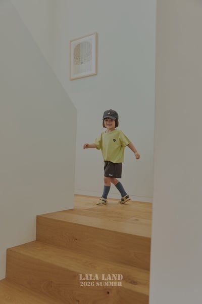 布標口袋鬆緊褲(5color/kids)19