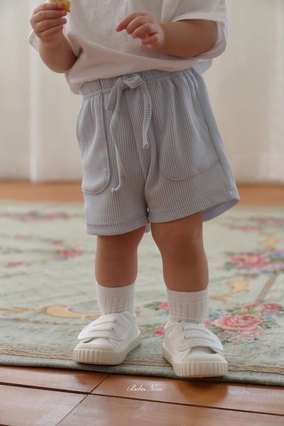 夏日口袋鬆緊短褲(3color)10