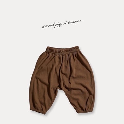 寬褲襠縮口褲(3color)7