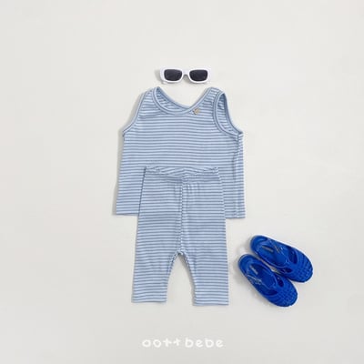 條紋打底5分褲11