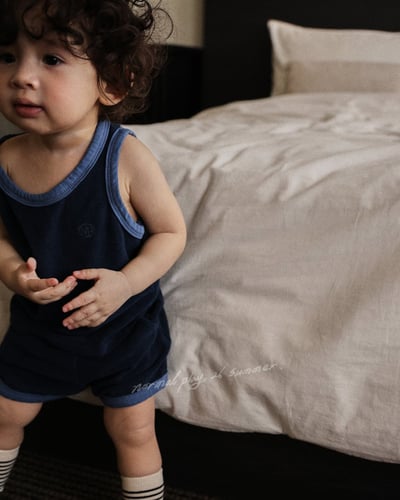 帥帥感無袖上衣/褲子(2color)13