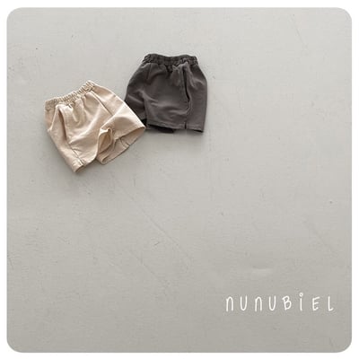 簡約鬆緊短褲(2color)8