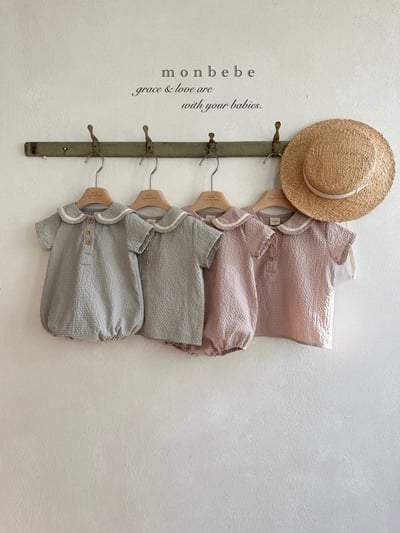 學院領格紋包屁衣/上衣6