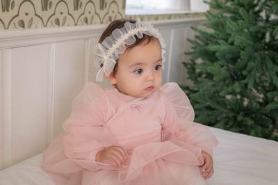 公主澎袖層次包屁紗裙(2color)7