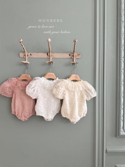 浪漫ribbon層次荷葉領包屁衣3