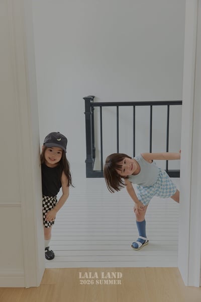 簡約紋理背心上衣(3color/kids)4