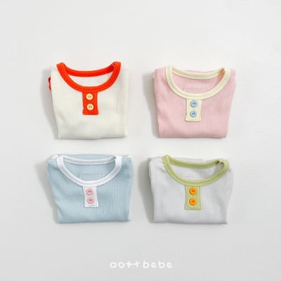 撞色滾邊包屁衣2