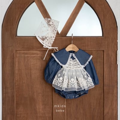 花花蕾絲綁帶帽6