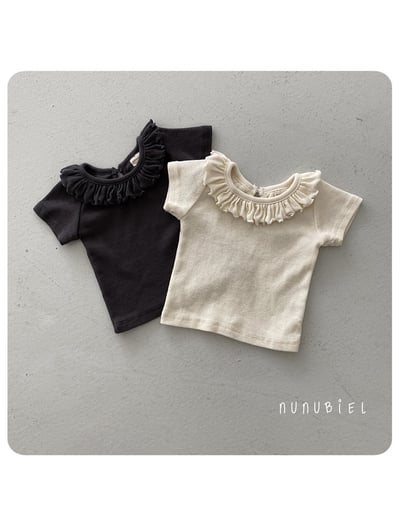 荷葉領上衣(baby/kids)2