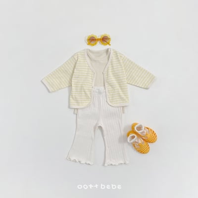 小刺繡木耳捲邊褲3