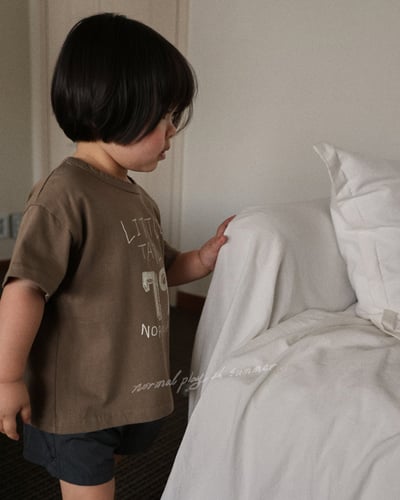 手繪數字上衣(2color)9