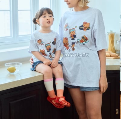 烤焦kitty親子裝1