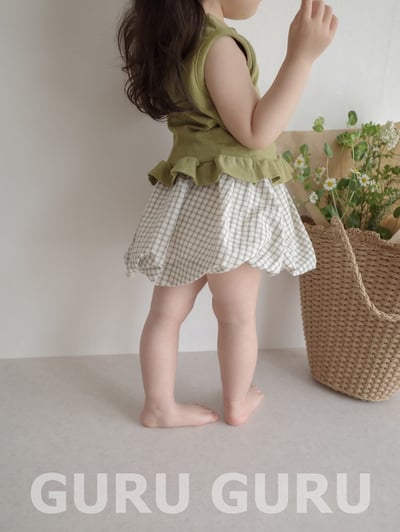 捲邊背心上衣(3color)8