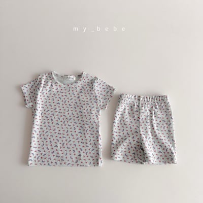 花花壓紋居家套裝(2color)7