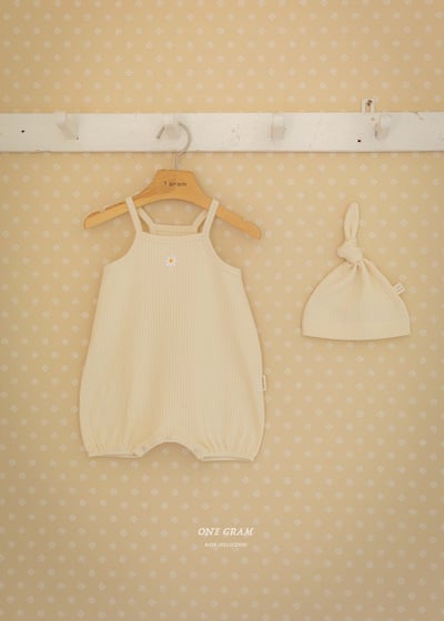 小雛菊紋理連身衣*現貨米12m13