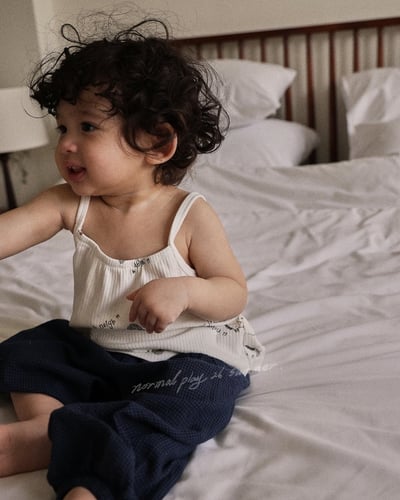 彩繪小馬傘擺背心/麵包褲/圍兜(2color)14