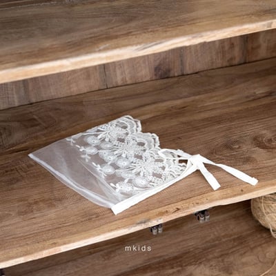 蕾絲精靈綁帶帽4