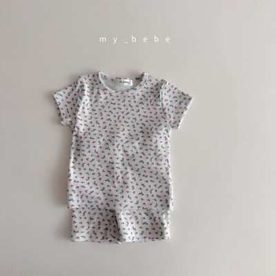 花花壓紋居家套裝(2color)8