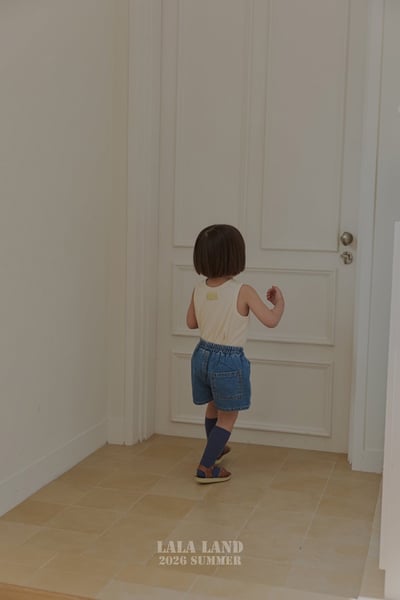 簡約紋理背心上衣(3color/kids)9