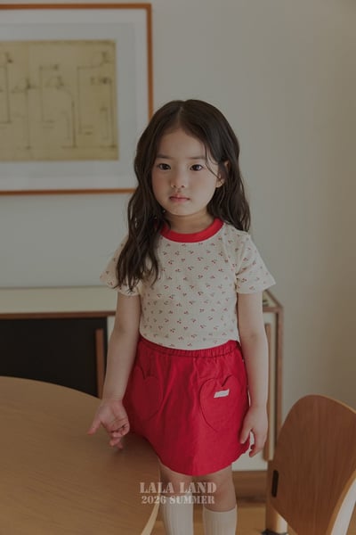 櫻桃紋理上衣(2color/kids)6