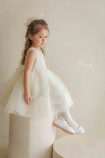 閃耀玫瑰ribbon包屁紗裙/洋裝12