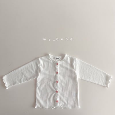 糖果鈕扣壓紋捲邊防曬罩衫5