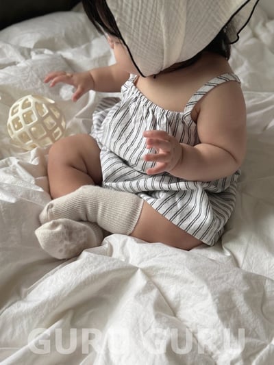 涼爽直紋包屁衣(2color)2