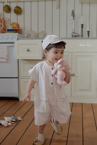 中性款！口袋連身衣(2color)6